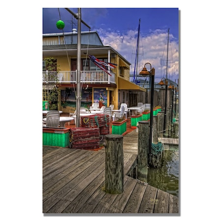 Lois Bryan 'On The Dock' Canvas Art,16x24